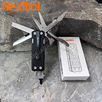 NexTool Pocket Multitool E1 Replaceable Carving Knife 10 In 1 EDC Multi Functional Tools  Folding Scissors Screwdriver Scraper