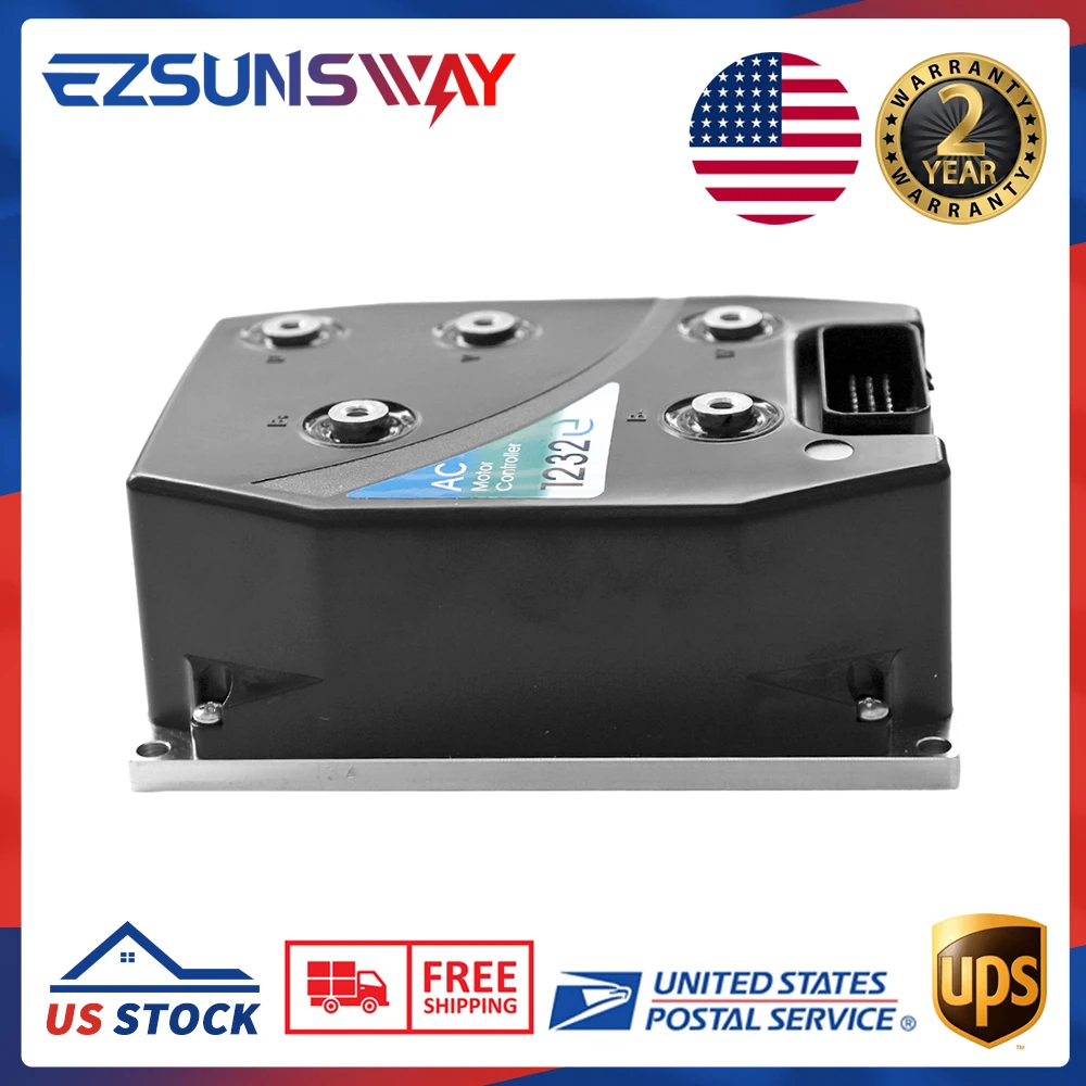 

New 36-48V 200A Forklift Pallet Truck AC Motor Controller for Curtis 1232E-5221 15.6 kHz Automotive Motor Controllers