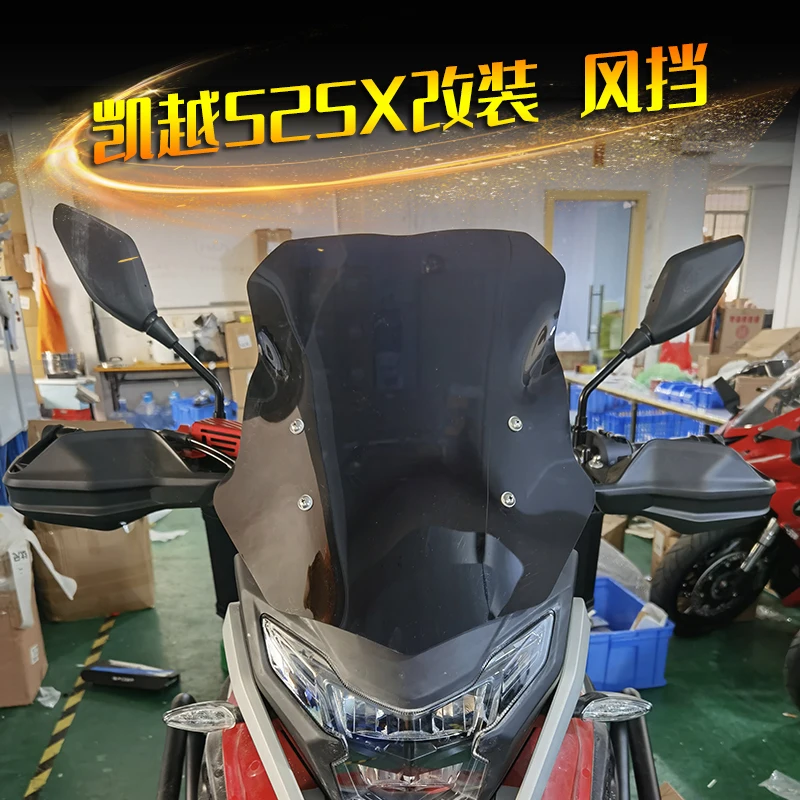 Accessories FOR KOVE 525X 500X 400X MONTANA XR5 XR 5 TEKKEN 500 Motorcycles Windshield Windscreen Double Bubble