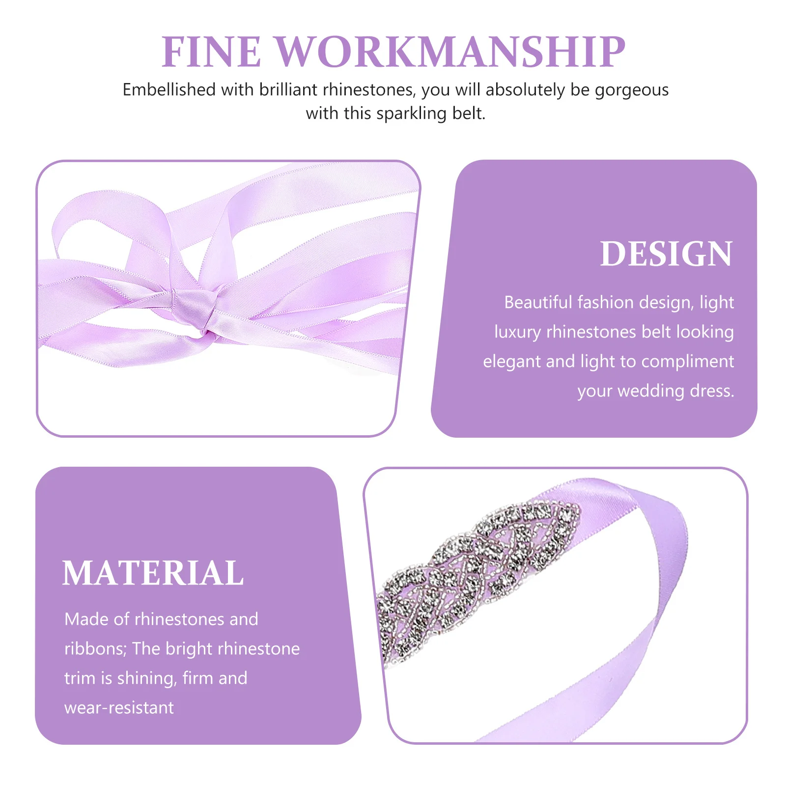 Abito da sposa Cintura in vita con strass per trapano ad acqua Nastro da sposa di lusso leggero ed elegante per cintura con strass per festa di nozze