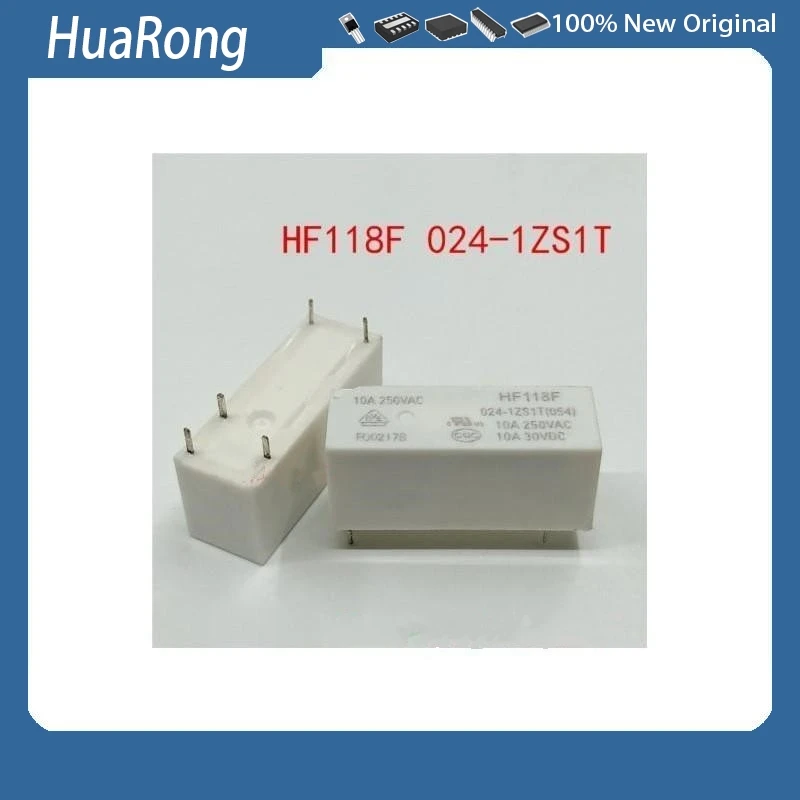 

New 10PCS/LOT JQX-118F HF118F HF118F-024-1ZS1 HF118F-024-1ZS1T HF118F-005-1ZS1 HF118F-012-1ZS1T HF118F-012-1ZS1 5PIN