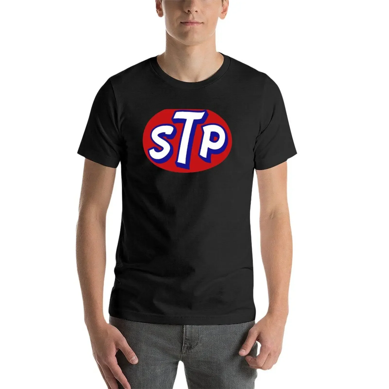 Camisa gráfica Vintage masculina T, Stp óleo 12, Camisas personalizadas