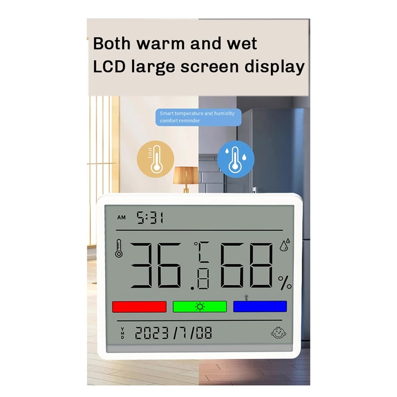 デジタル屋内温度計,Bluetooth,LCD湿度計,電子室内温度計,湿度計センサー,気象計