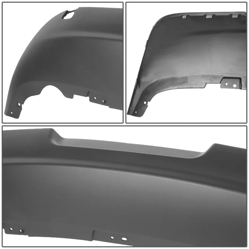 US For 2013 2014 2015 2016 Dodge Dart Textured Black Rear Lower Bumper Valance w/o Sensor Holes