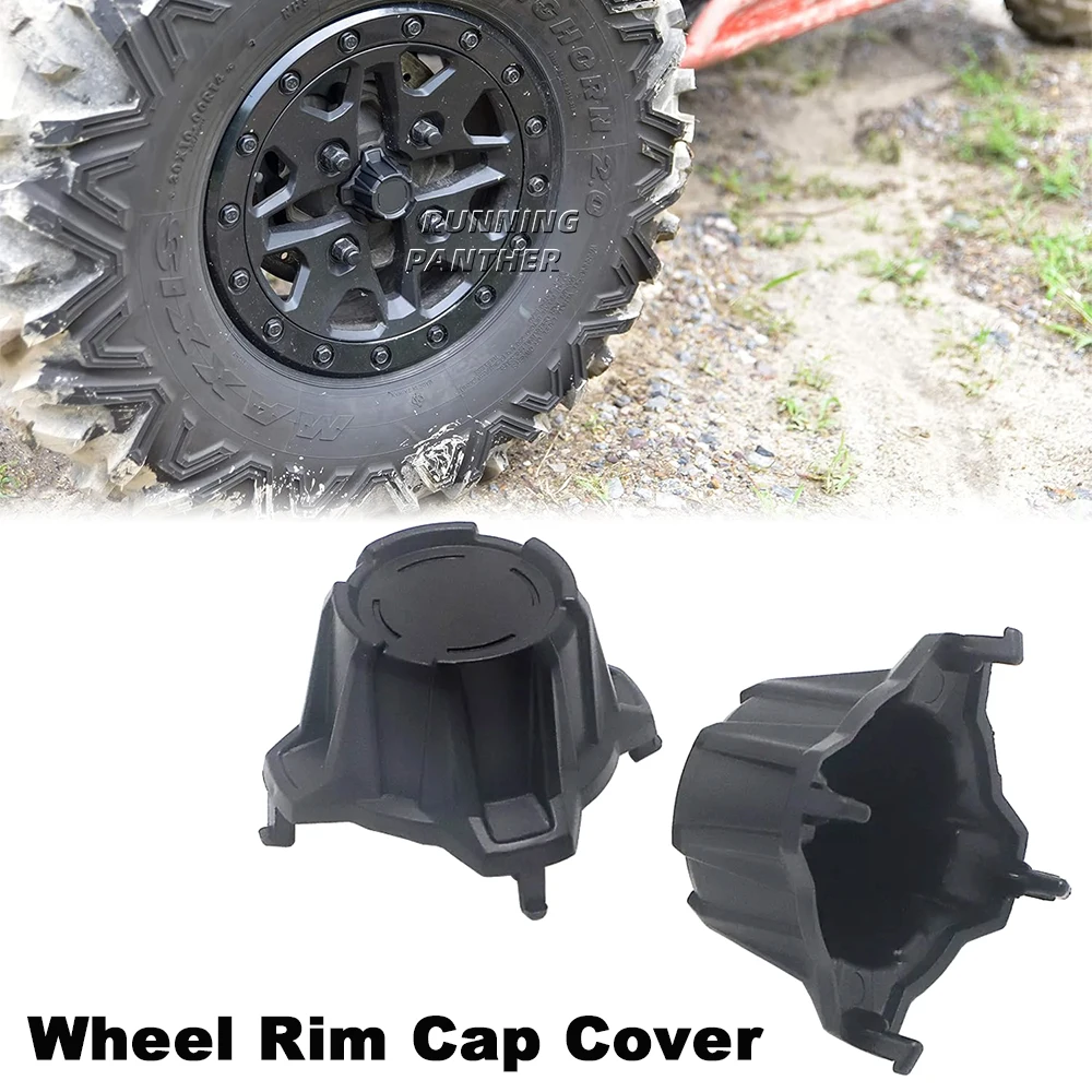 For Can-Am Maverick X3 Max R 4x4 Turbo DPS XMR RS 900 HO 4x4 DPS 2018-2019 4pcs Wheel Tire Rim Hub Cap Covers