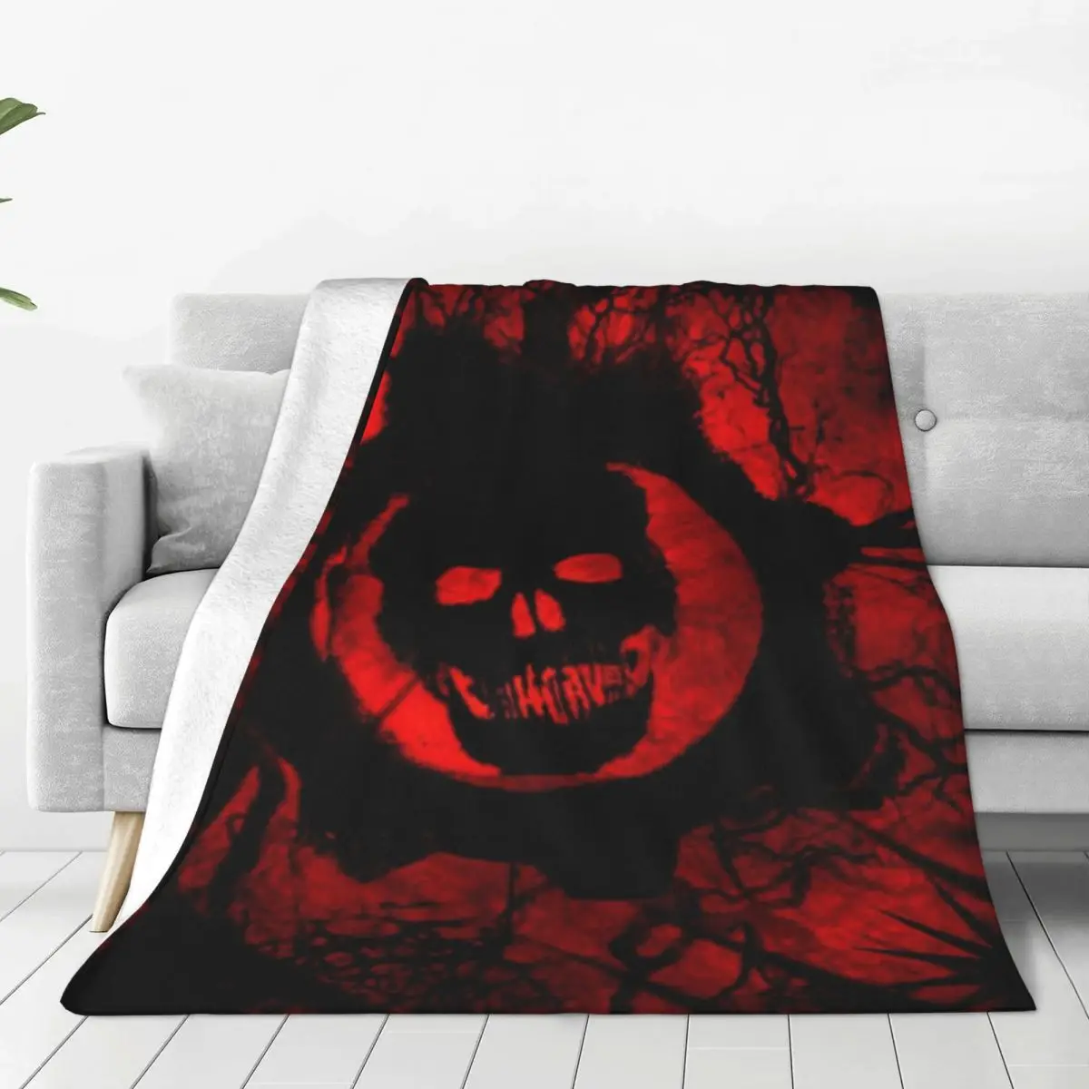 Gears Of War Cartoon Blanket Coral Fleece Plush Spring/Autumn 3D Game Soft Throw Blankets for Bedding Office Bedding Throws