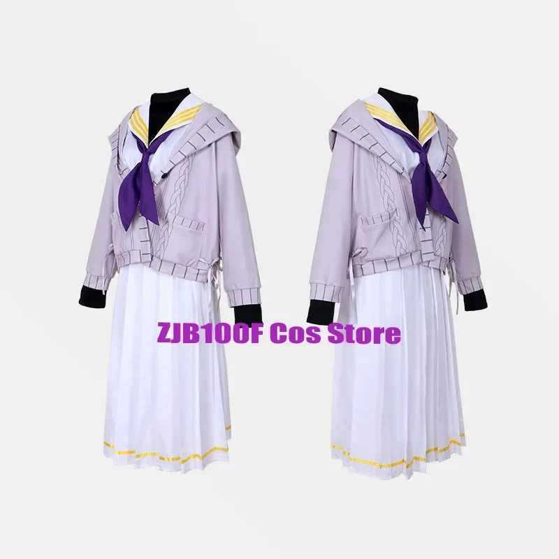 RT01 Yurizono Seia Cosplay Game Blue Archive Costume Iochi Mari Cosplay Dress Prop Headwear Set Anime Role Play Outfit for W*Jk2