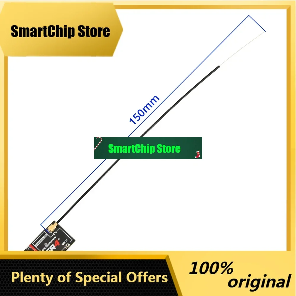 SmCpRadiomaster ER4 2.4GHz 4CH ExpressLRS PWM Receiver - 10mW Low Latency With Stable Signal, Lightweight Design
