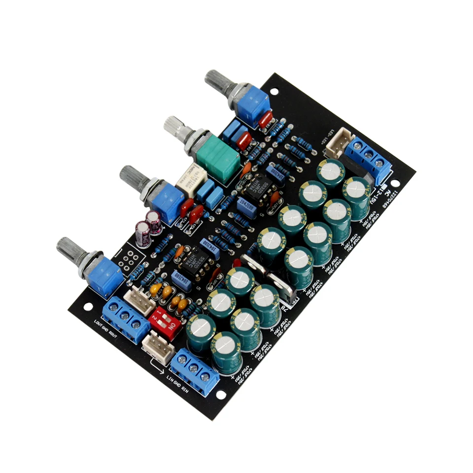 Pre Amplifier Tone Board JRC5532 OP AMP Preamp Volume Tone Control DIY Speaker Amplifiers Home Sound Audio Amp AC12V-15V