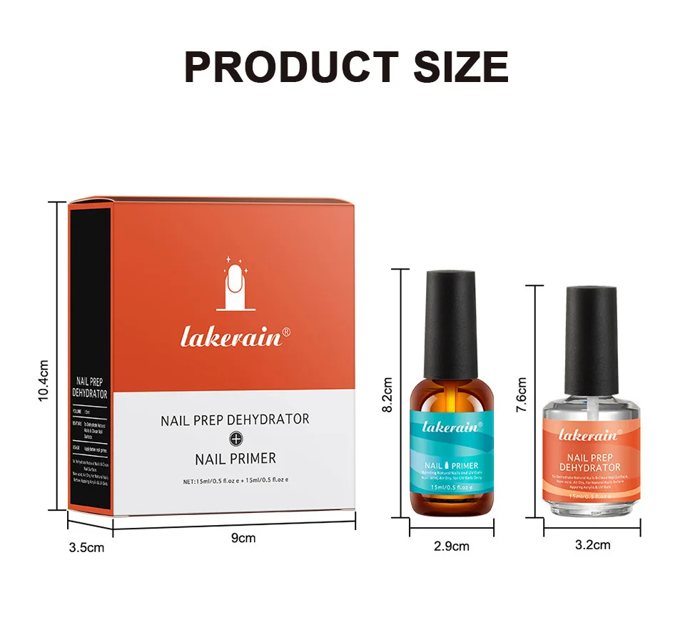 Set di gel per unghie con base liquida per gel per unghie Base per nail art senza acidi per unghie acriliche
