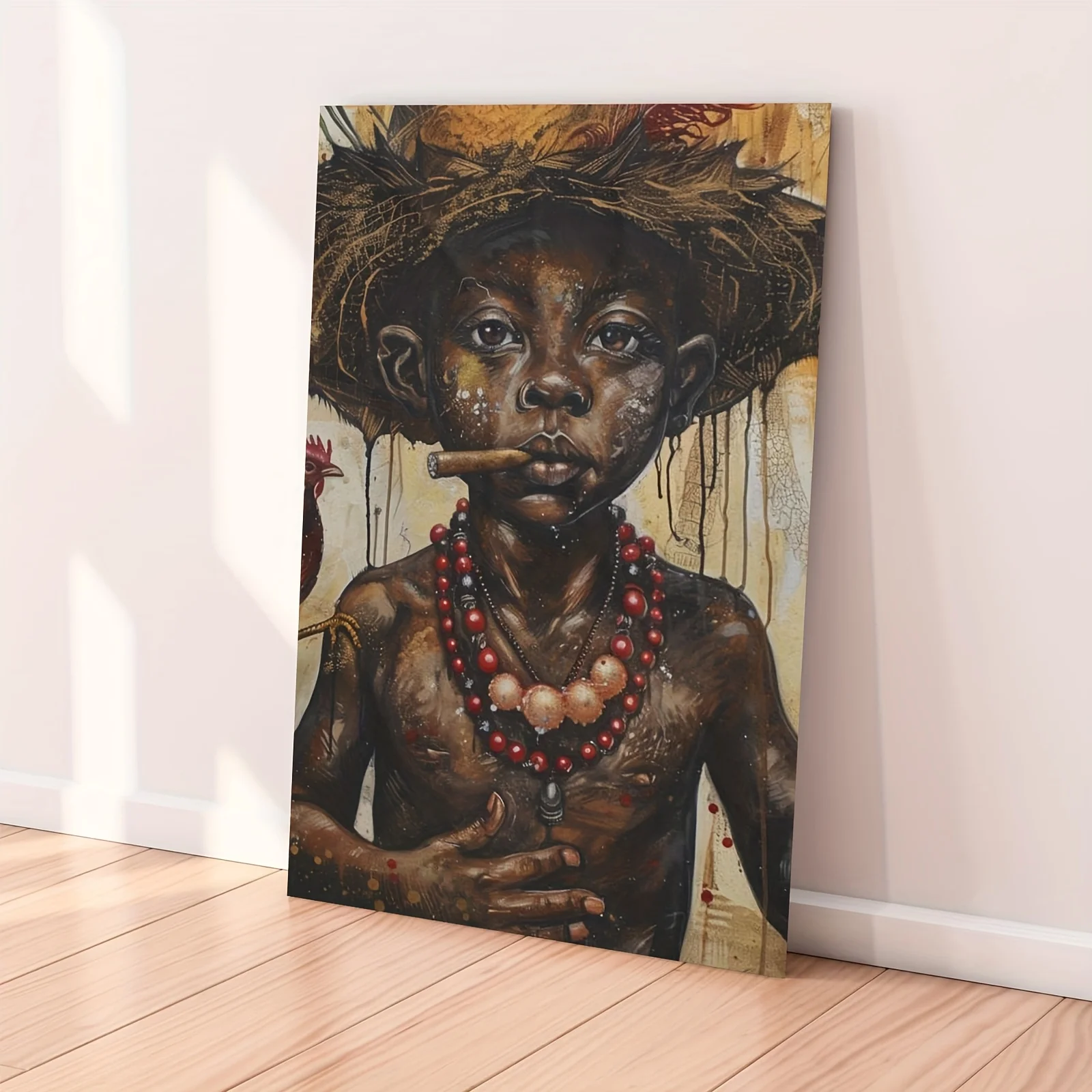 Yoruba Orisha African God Art Print - Nigerian Cultural Wall Decor with Ifa Orisha , Ideal Gift for African Mythology Study