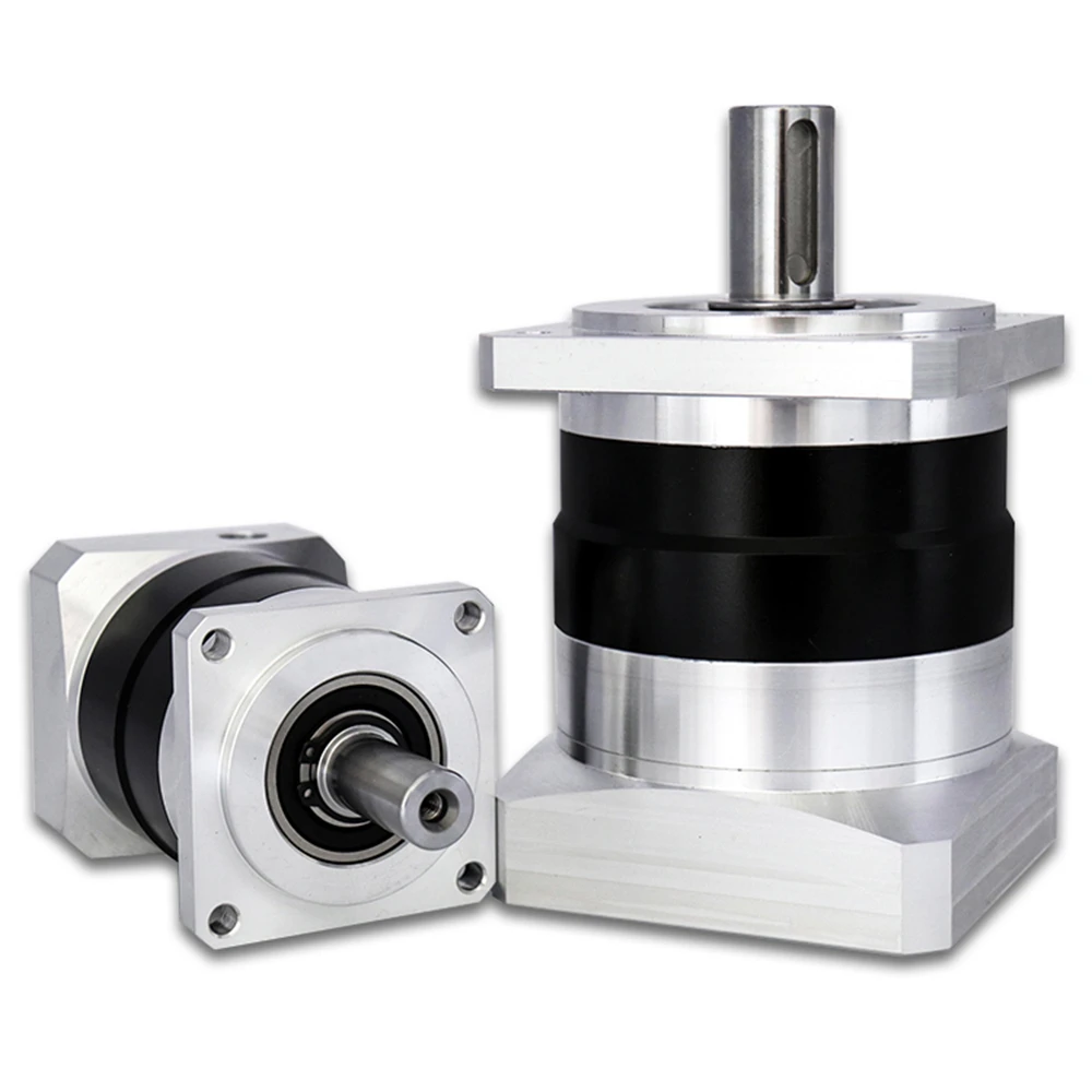 Nema23 Stepper Motor Planetary Gearbox High Precision Gear Reducer 3:1/5:1/10:1 6.35/8/14mm Input for 60mm Flange Servo Motor