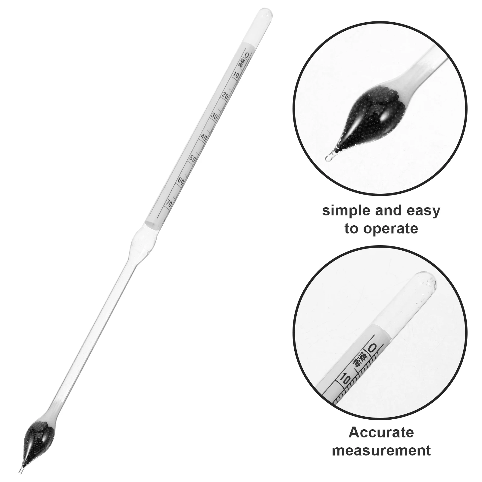 Salt Meter Pomei Style Floatation High-precision Liquid Density Hydrometer