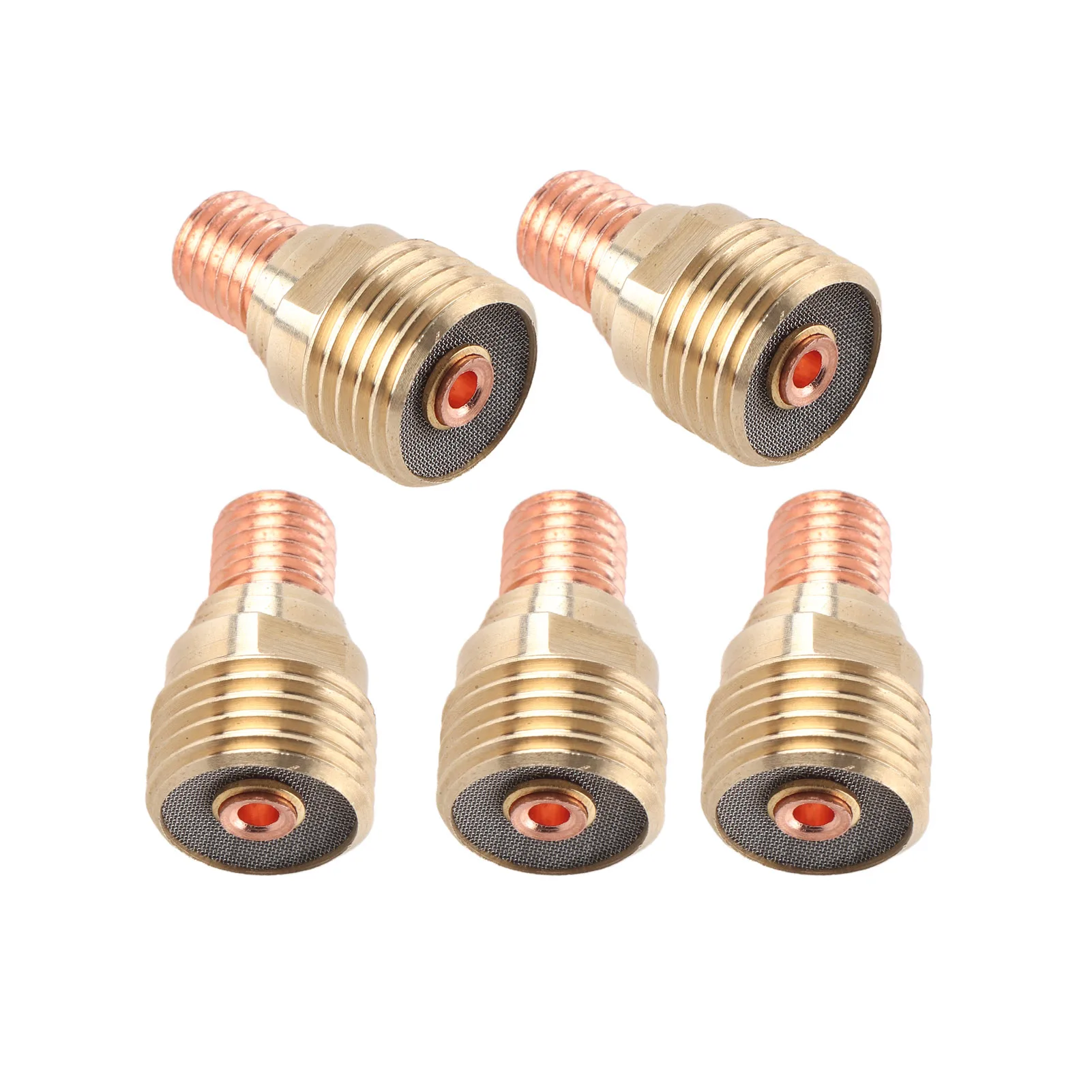 45V44 عدسة الغاز كوليت الجسم 2.4 مللي متر 3/32 "ل TIG شعلة لحام WP-9/20/25 WP 20 كوليت الجسم عدسة الغاز كوليت الجسم WP 25 كوليت الجسم #2