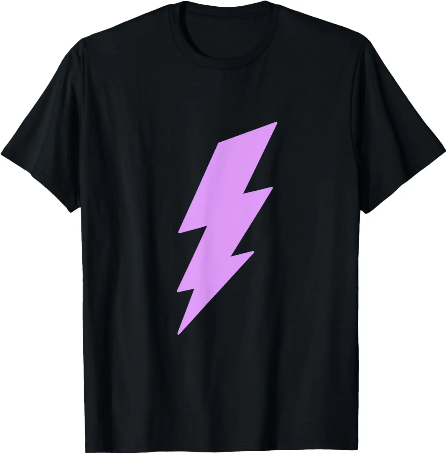 Lightening Bolt in Lavender Purple Pastel Aesthetic 80's 90 T-Shirt