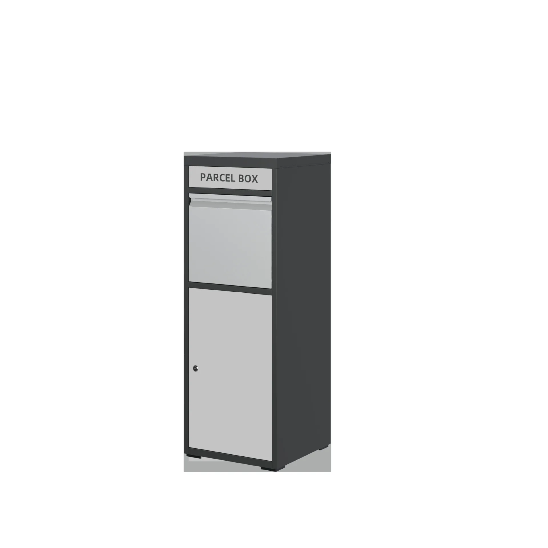 LH rain-proof delivery cabinet, household villa parcel courier cabinet, tipping bucket with lock.