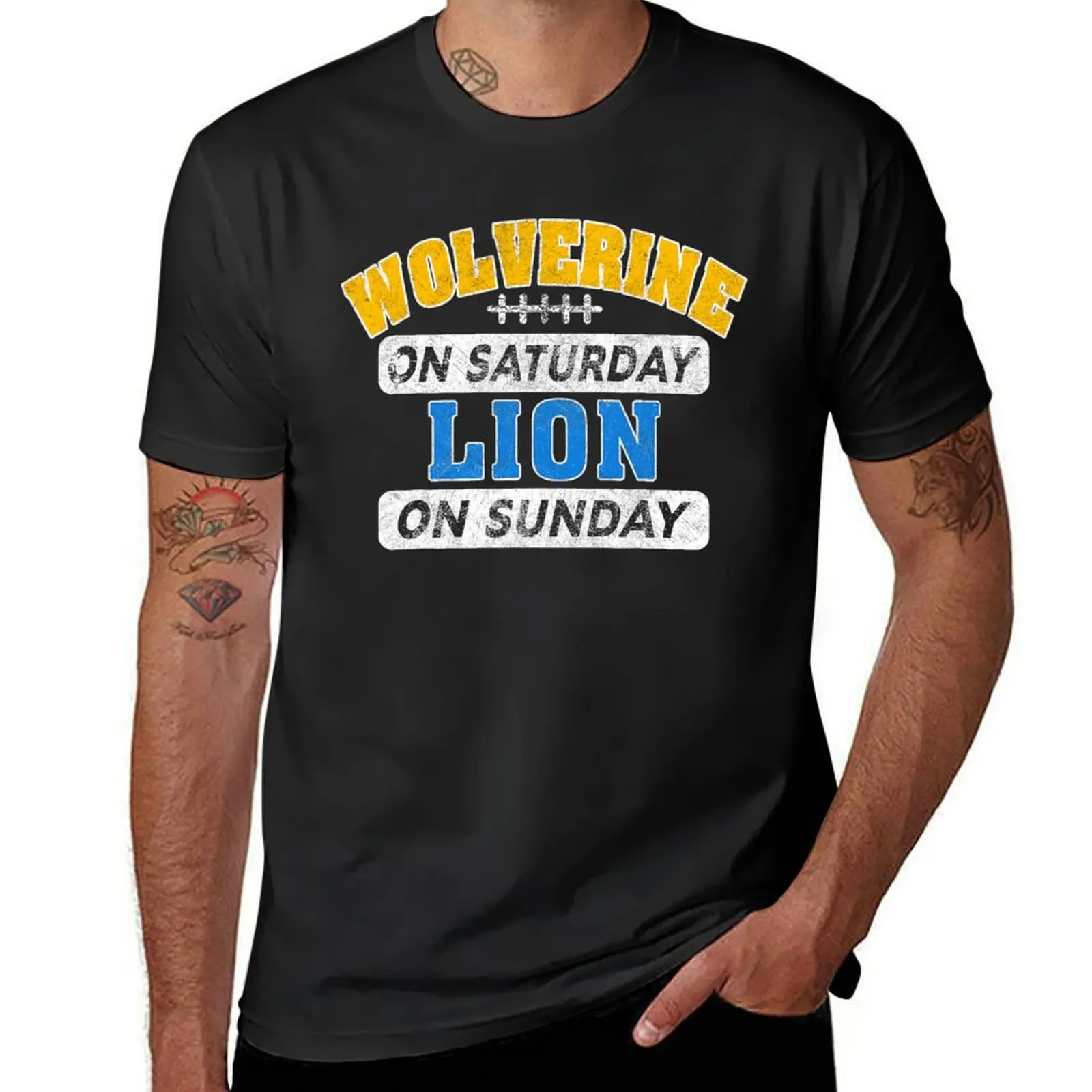 Lion On Sunday T-Shirt vintage aesthetic clothes kawaii clothes oversized t shirt men