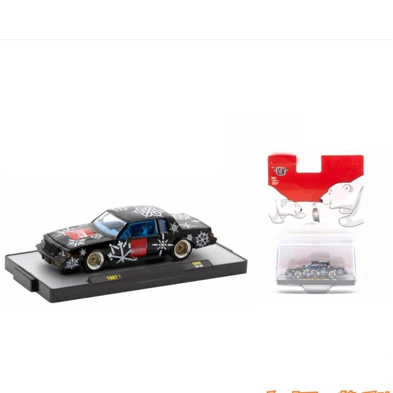 New M2 Machine 1:64 Scale Sports Car Trailer Truck Alloy Die Casting Car Model Classic Collection Display Toy Gifts