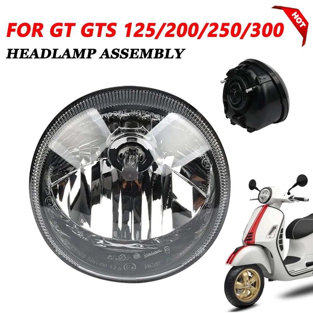 

For Vespa GTS125 GTS250 GTS300 GTS 125 250 300 Motorcycle Accessories Headlight Headlamp Front Head Head Light Lightings Parts