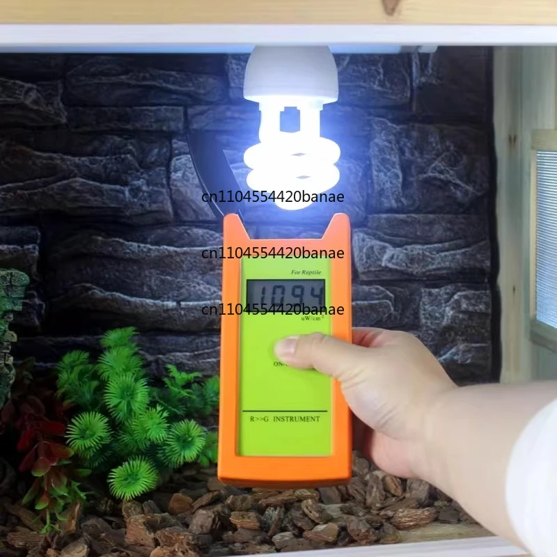 tortoise lizard ultraviolet numerical test uva crawler lamp uvc detection uvi measuring instrument Climbing pet uvb detector