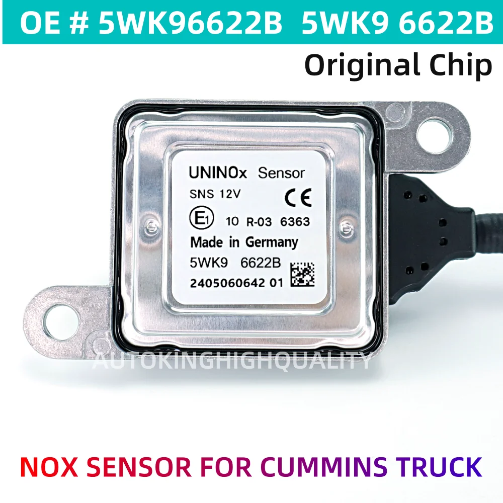 เซ็นเซอร์ Nox 5WK96622B 5WK9 6622B เซ็นเซอร์ไนโตรเจนออกไซด์ สำหรับ UNINOX Mercedes-Benz