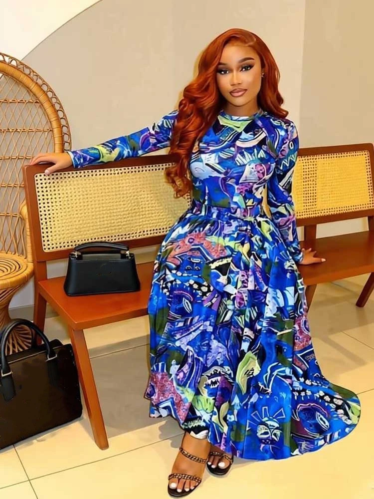 Spring Summer Casual 2-piece Set for Curvy Women Skirt with Long Sleeve Voile Top Slim Sexy Mesh Skirt Set French Chic Outfi