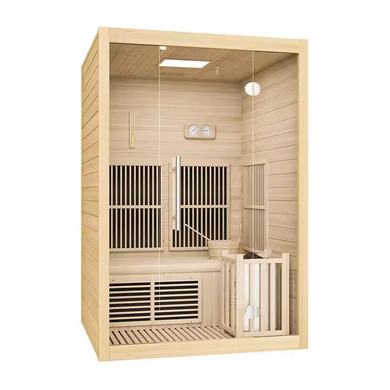 New Wonderful Competitive Mini Sauna Fashion Full Spectrum Near Infrared Light Low Electromotive Force Wood Sauna
