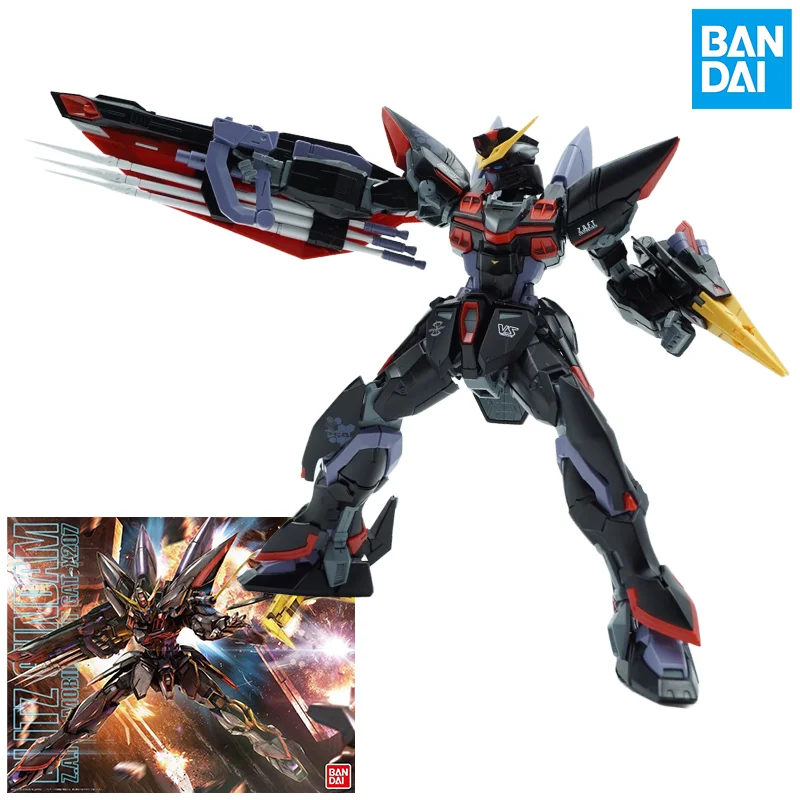 

Bandai Original MG 1/100 MG157 GAT-X207 BLITZ GUNDAM Фигурка в сборе Модель игрушки Коллекционная модель Украшения Подарки