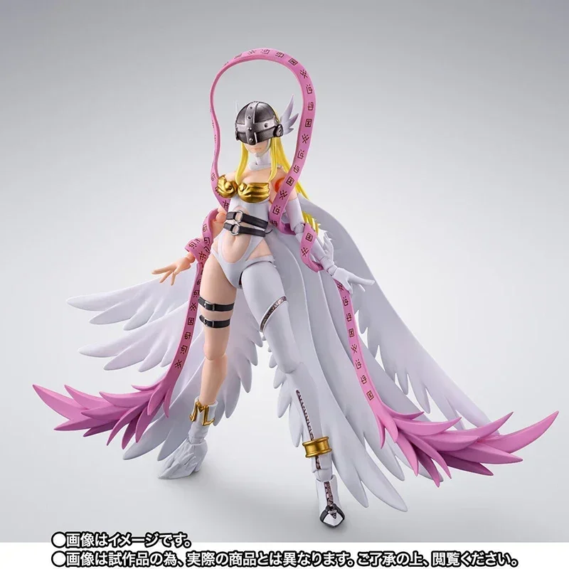 In Stock Bandai SHFiguarts Digimon Anime Model ANGEWOMON Action Figure THE ROBOT SPIRITS Plastic Assembly Model Toys