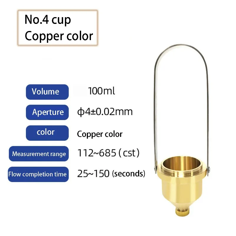 Paint Viscosity Test Cup Viscometer Flow Cup Mixing Thinning Tool  Handheld Paint Viscosity Cup Measuring Tool