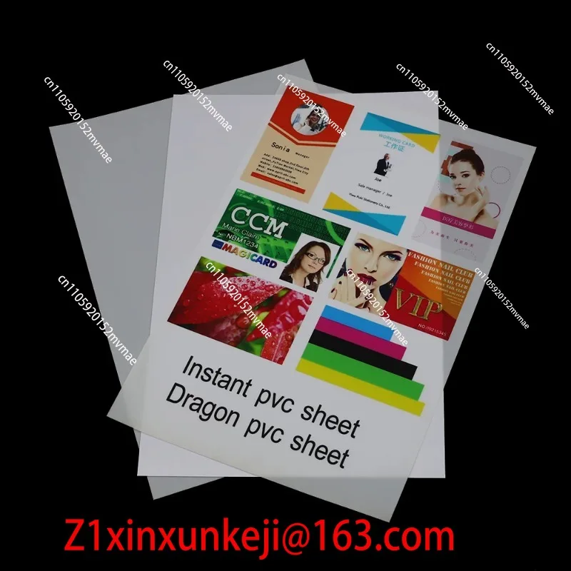 PVC Non Laminated Card Material Inkjet Cardboard Certificate Inkjet Printing