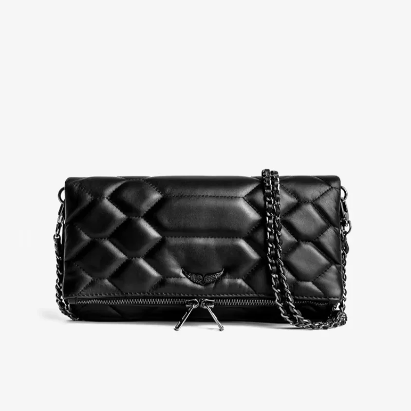 Zadig bag Luxury Designer Brand Women wing Classic Bags Vintage Black Rock study should Crossbody part. part bag