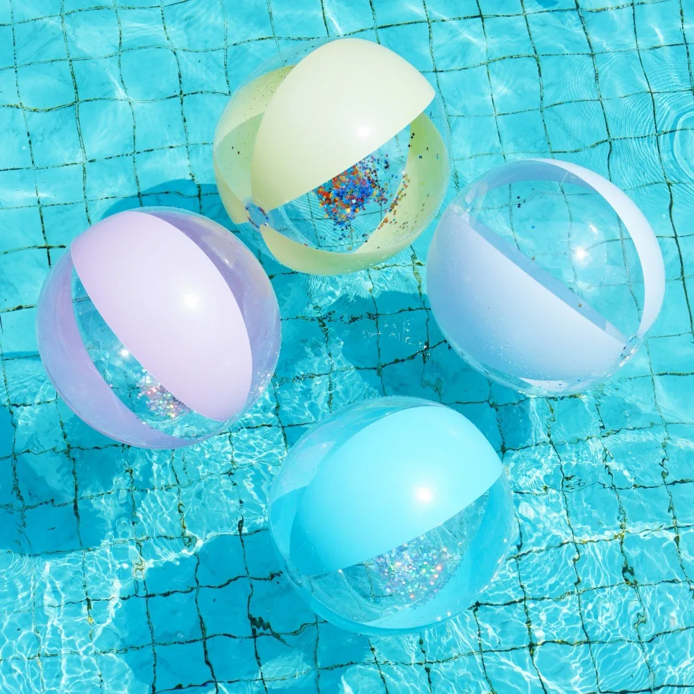 1Pcs Inflatable Beach Ball Swim Pool Toys Inflatable Pool Float Swim Tube Pool Summer Water Amusement Float Ball view 4