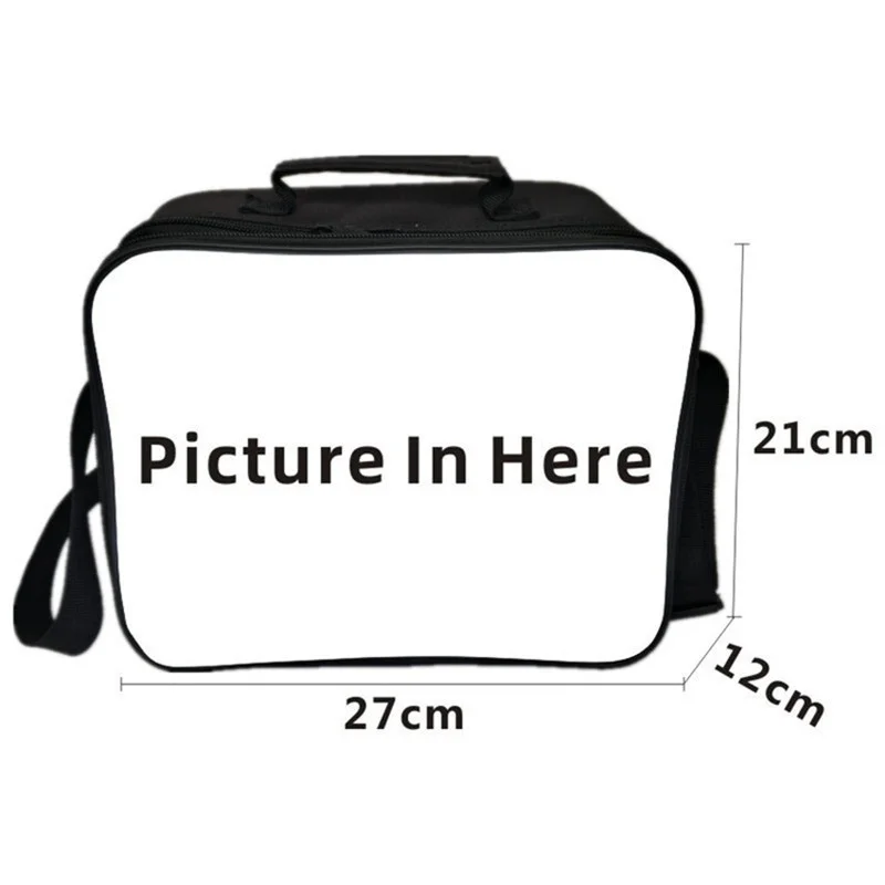 Duet Night Abyss Anime Gane Lunch Bag Kids Cartoon 3D Print Student Food Picnic Bag Child Cola Ice Bagpack Square Insulated Bag