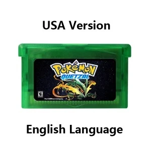 GBA Game Cartridge 32 Bit Video Game Console Card Pokemon Series FireRed Rocket Unbound Radical Red Sienna Sweet for GBA