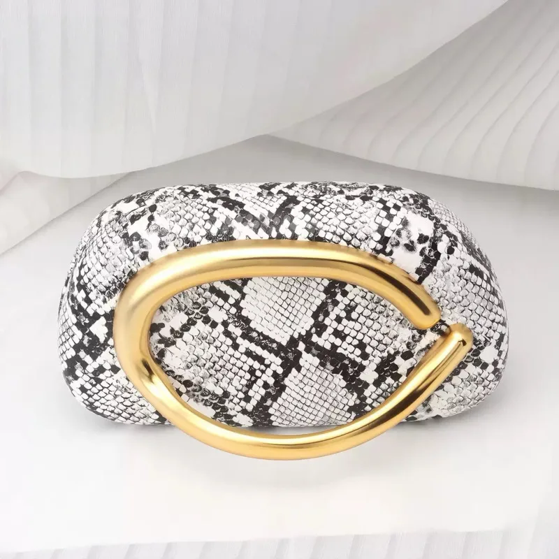 Luxury Golden Pearlescent Handles Crossbody Bag Ladies New Shaped Shell Acrylic Bag Elegant Chic Wedding Party Dinner Clutch Bag