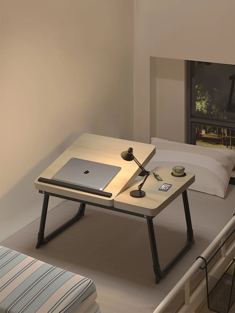 

Computer desk, adjustable, dormitory bed, small table, family balcony, bay window, folding lazy table, student study desk