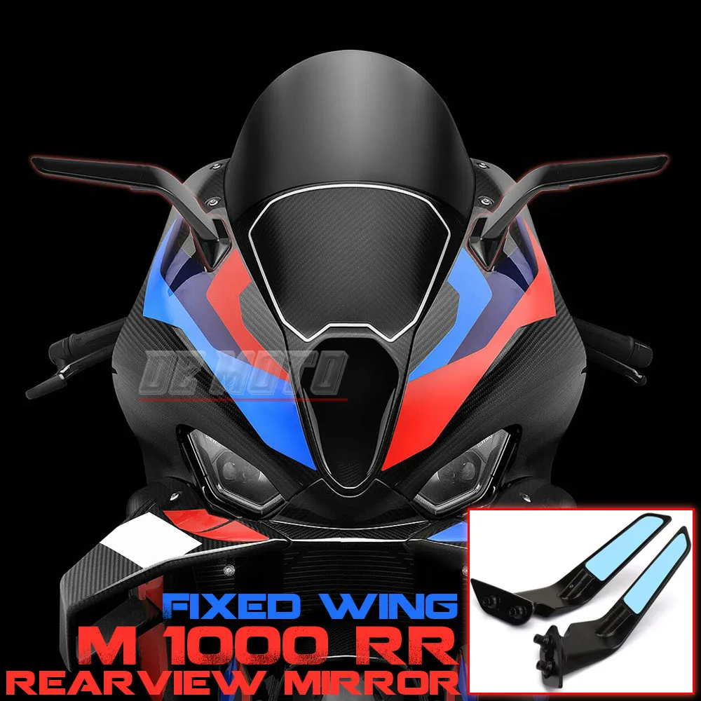 

High Quality For BMW M1000RR M 1000 RR M1000 RR New Motorcycle Accessories Stealth Mirror Sports Winglets Kit Adjustable Mirrors