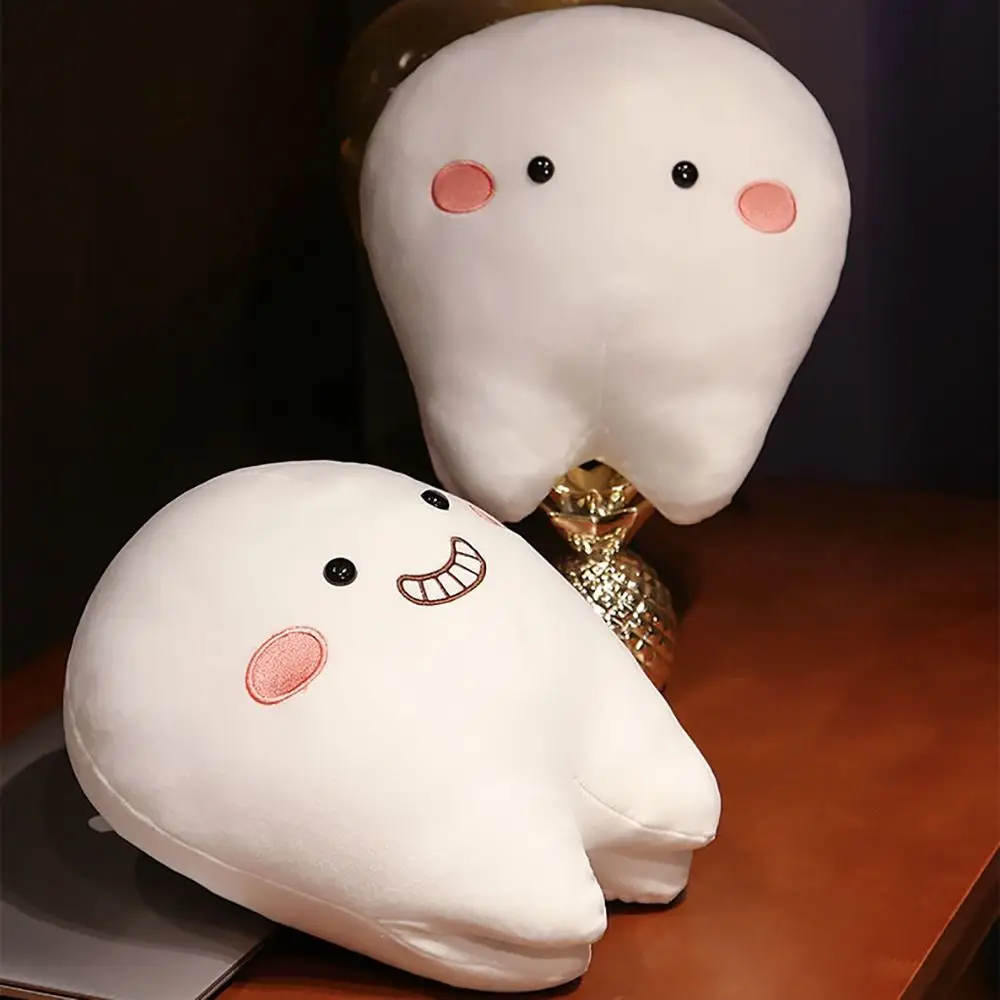 

Cute Soft Pillow Tooth Cartoon Design Creative Cushion Teeth Stuffed Pillow Children Gits Oral Teeth Throw Pillow Christmas Gif
