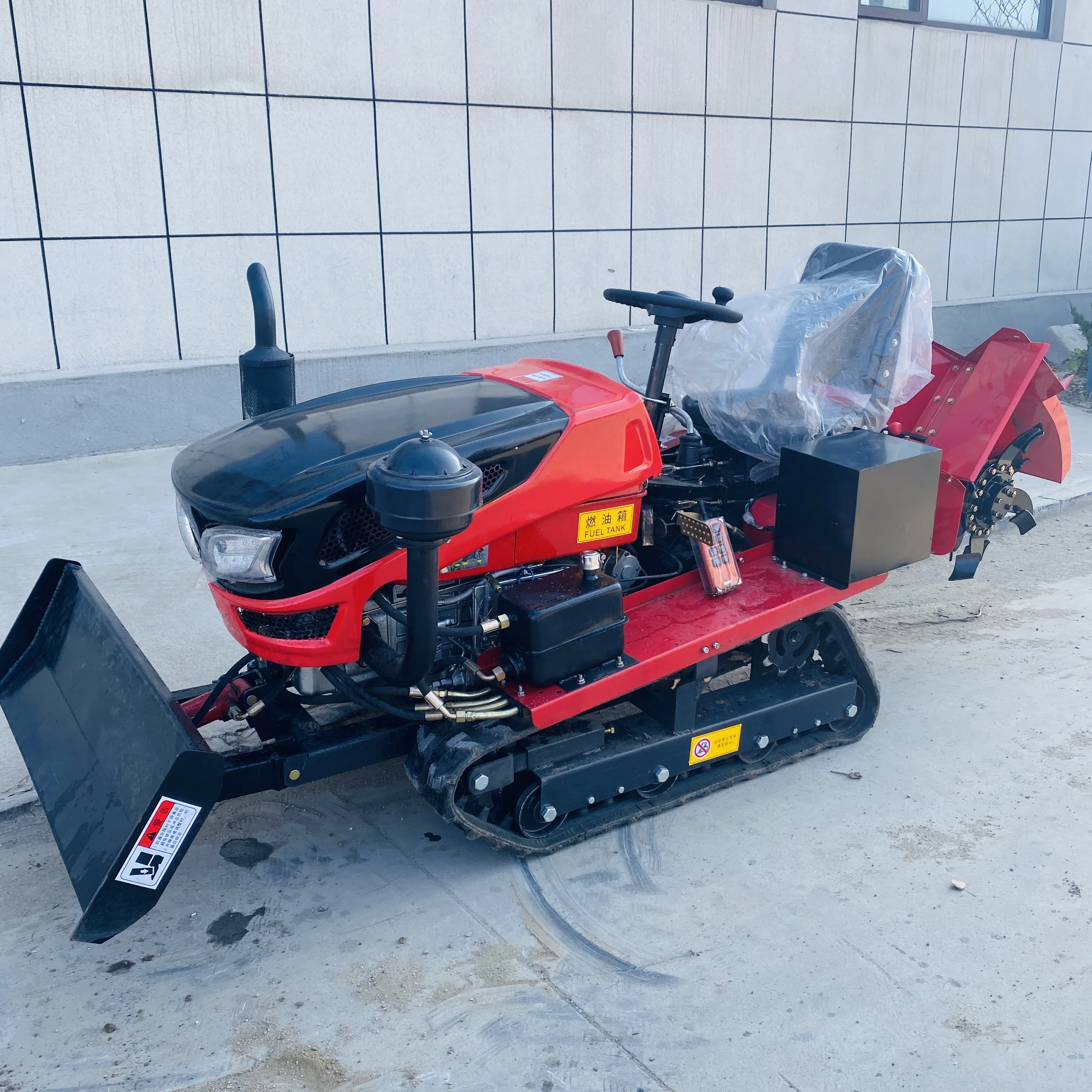 Agricultural Machinery - Mini 50hp Tracked Cultivator - Hand Held Tractor, Rice Tractor, Rotary Tiller - Agricultural Equipment