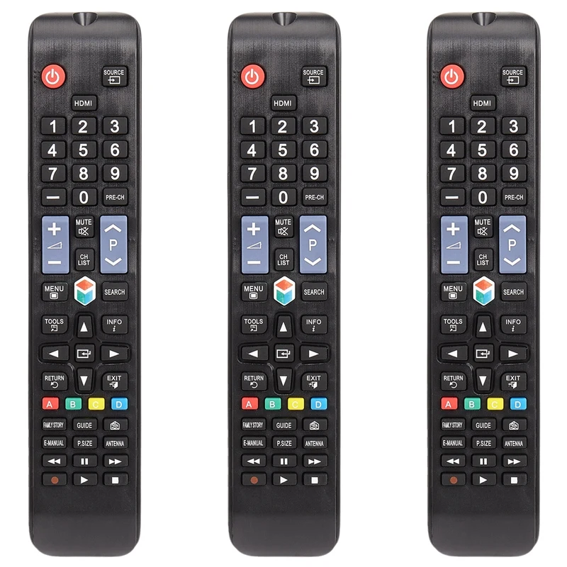 Hot 3X New Guality For SAMSUNG AA59-00594A Smart TV 3D Remote Control AA59-00581A AA59-00582A AA59-00638A