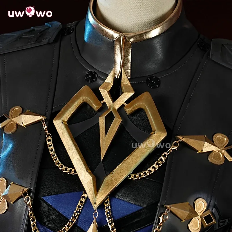 UWOWO Collab Series:Capitano Косплей Игра Genshin Impact Fatui Harbingers Il Capitan Косплей Костюм Новый наряд Хэллоуин Cos