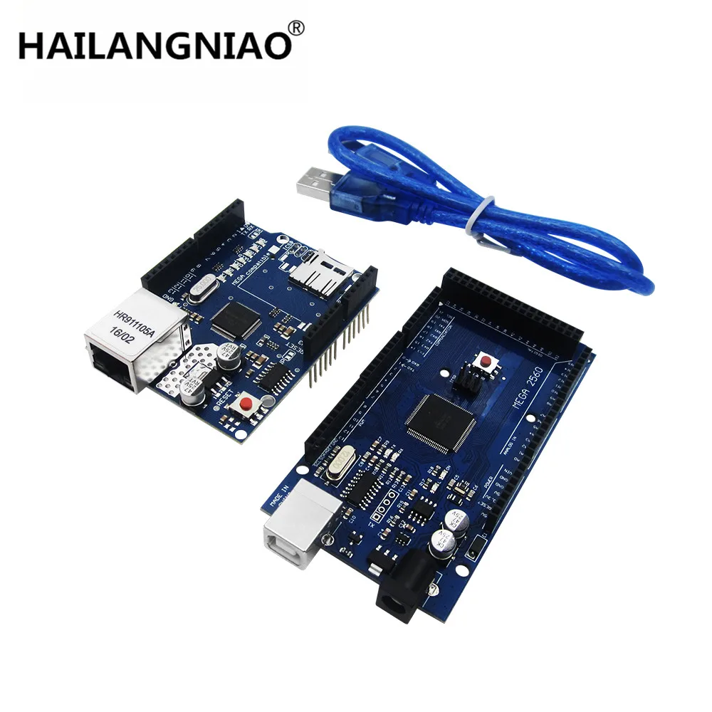 

Новая USB-плата MEGA 2560 R3 ATmega2560 R3 AVR + USB-кабель W5100 для 2560 MEGA2560 R3