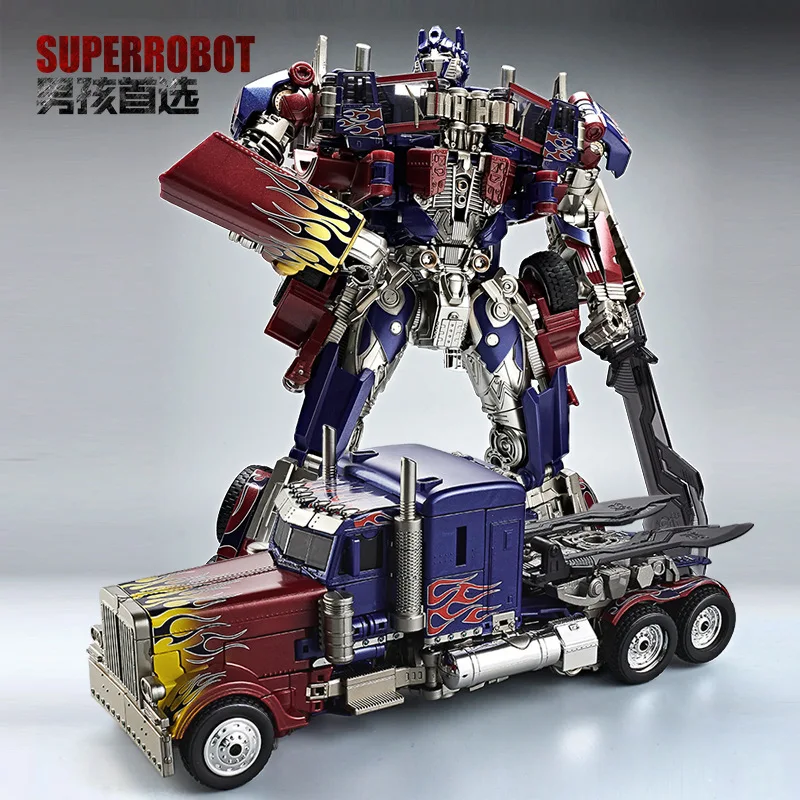 

30cm Transformers toy enlarged alloy Optimus Prime car robot Boy model King Kong Hand toy boy birthday gift