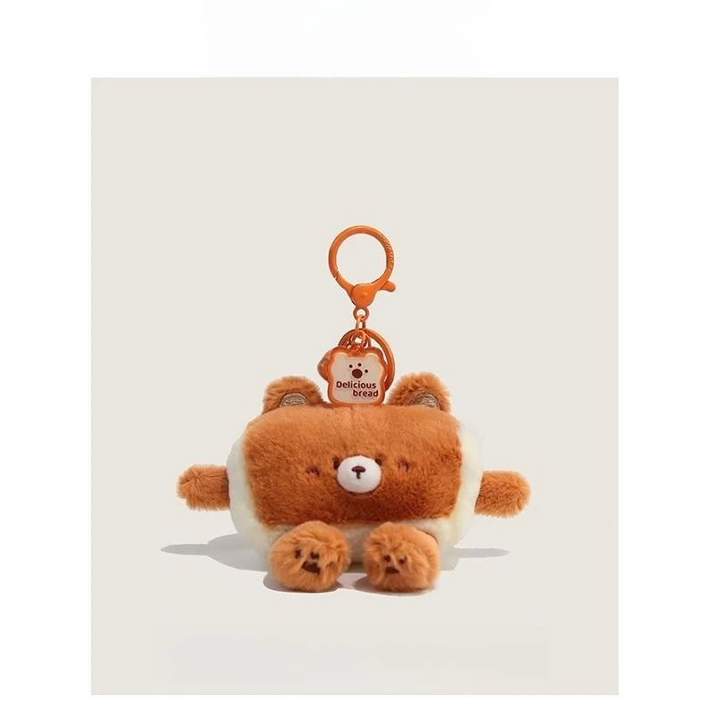 Breloczek Miś Chlebak Urocza Pluszowa Zawieszka do Plecaka Prezent dla Dziewczynki Modna Marka Automat z Chwytakiem