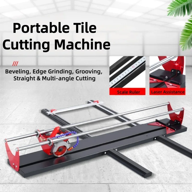 Portable Tile Cutting Machine Stone Cutting Marble Vitrified Tile Rock Plate Chamfering and Slotting Industrial Cutting Tool