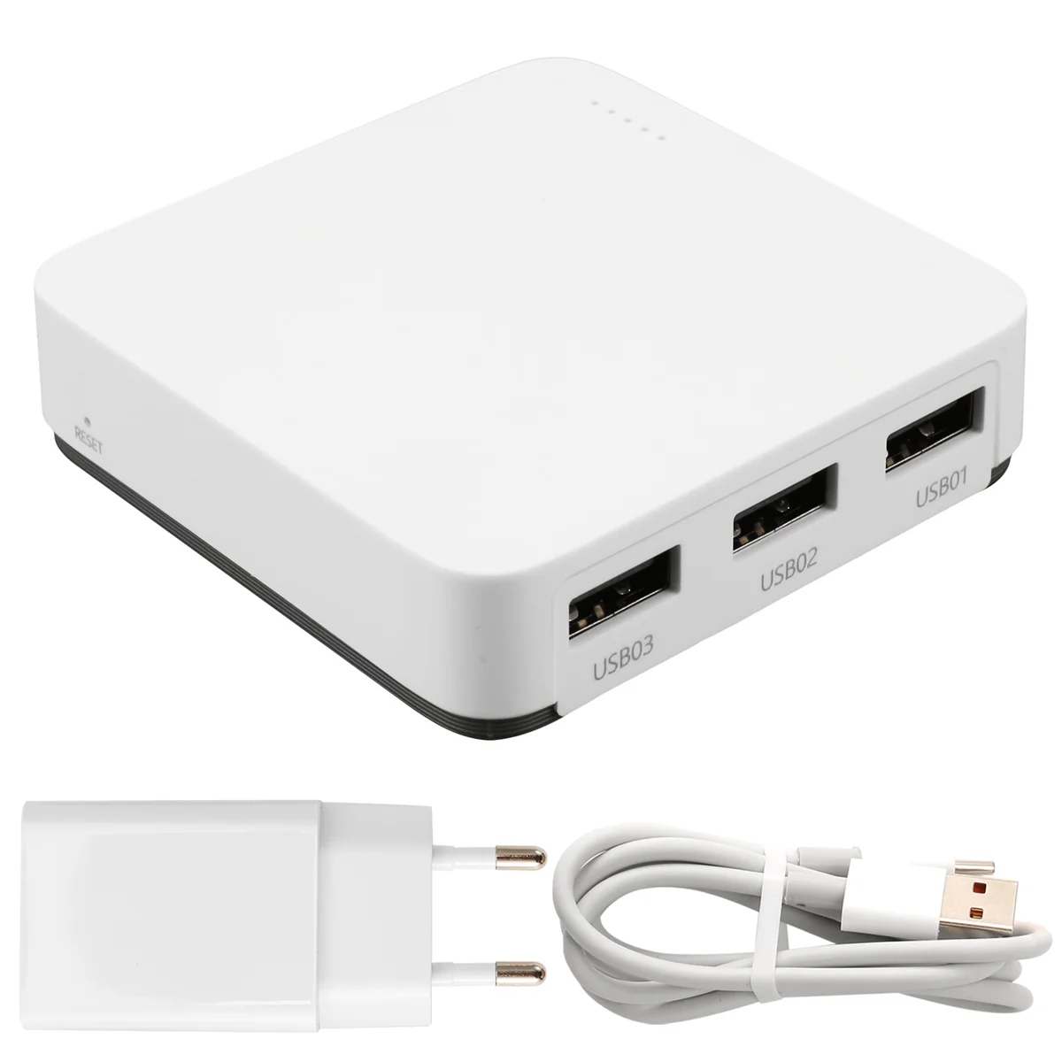 

A72Z Wired Print Server Connects 3 USB Printers At the Same Time Sharer Standard 100M Network for WIFI/BT4.0 EU PLUG