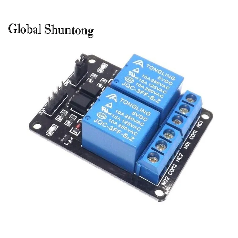 Module de relais 5V 12V 24V avec optocoupleur, sortie de relais 1 2 4 6 8 voies pour Arduino