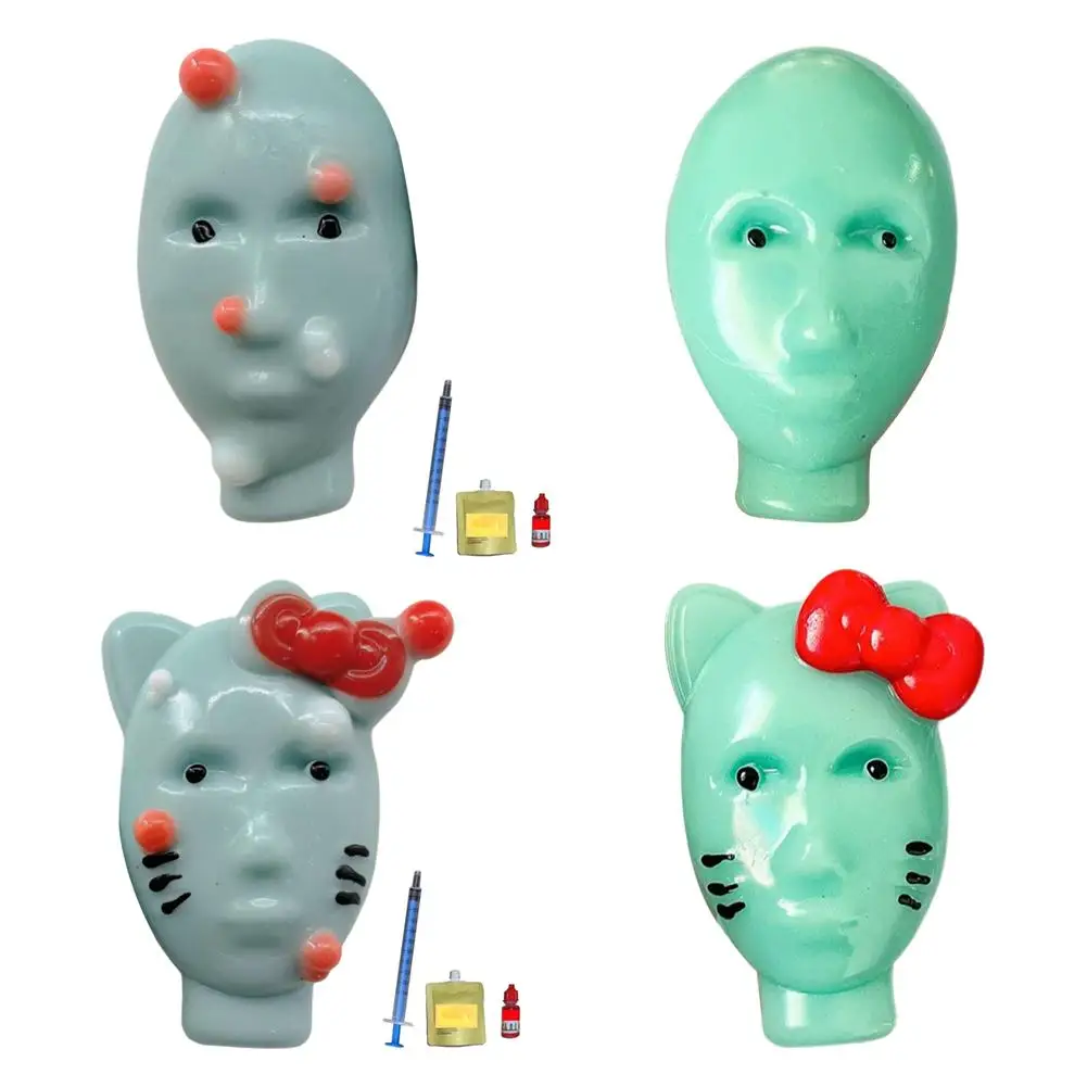 Jouet de soulagement de l'acné Popper de boutons amusants, jouets de décompression de pincement faits maison en Silicone, conception extraterrestre bizarre, jouets à presser anti-Stress