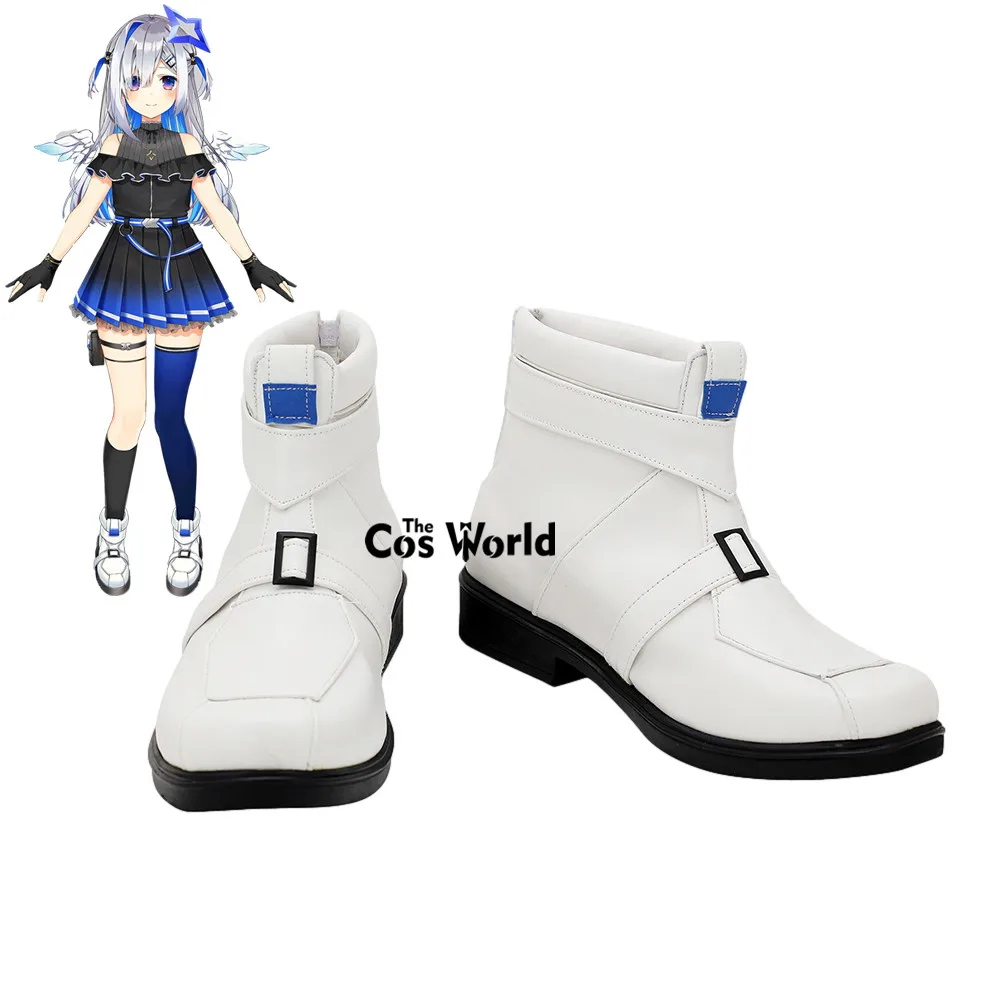 

YouTuber Japanese Virtual VTuber Hololive Amane Kanata Customize Cosplay Shoes Boots